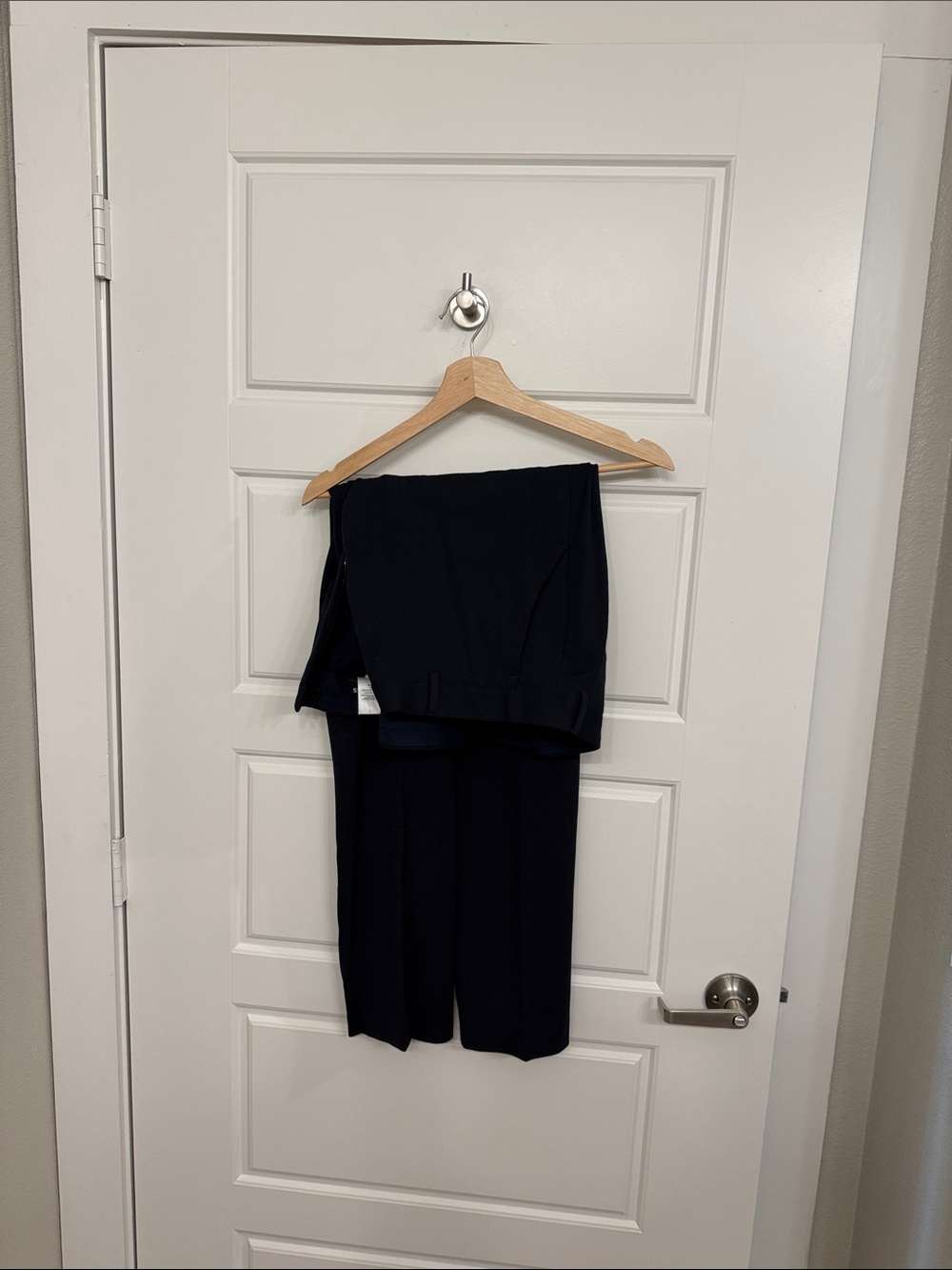 Express Men’s Stretchy Navy Dress Pants Extra Slim Fit 34 x 32